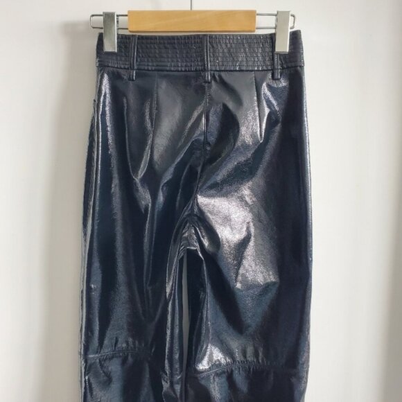 Wilfred Black Vinyl Funk Pant Size 00 - Picture 4 of 14